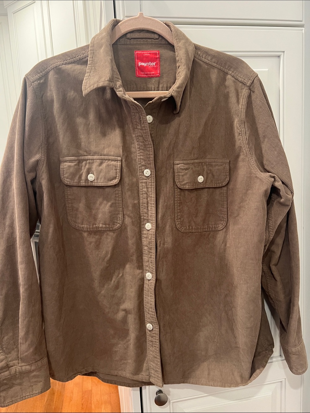 Paynter Brown Corduroy Shirt Jacket - Lightweight Layer